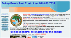 Desktop Screenshot of delraybeachpestcontrol.com